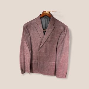 Ralph Lauren Men's Pink Red Striped Blazer